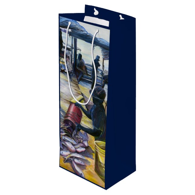 Bolsa Para Vino Menú de hoy, Harbour Island, Bahamas (Angulo reverso)