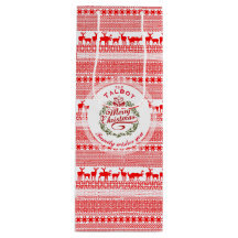 MERRY CHRISTMAS Regalo de vino tradicional persona