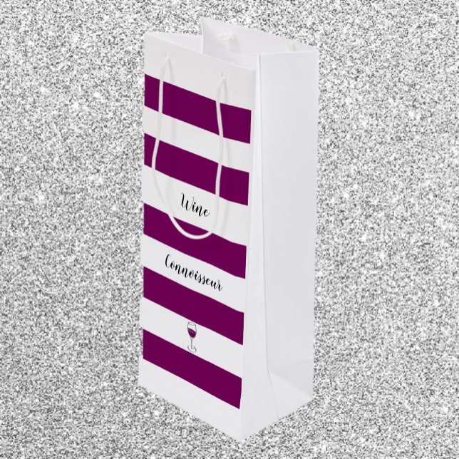 Bolsa Para Vino Moda Púrpura Connoisseur de Vino Rastreado (Subido por el creador)