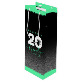 Bolsa Para Vino Moderna Mint Green 20 y de moda