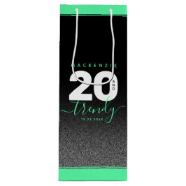 Bolsa Para Vino Moderna Mint Green 20 y de moda