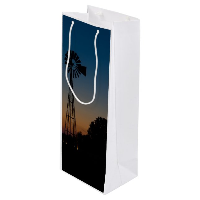 Bolsa Para Vino Molino de viento Ozark Sunset (Angulo Anverso)