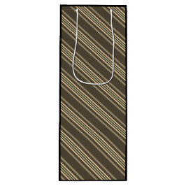 Bolsa Para Vino Motif lignes gris et sepia