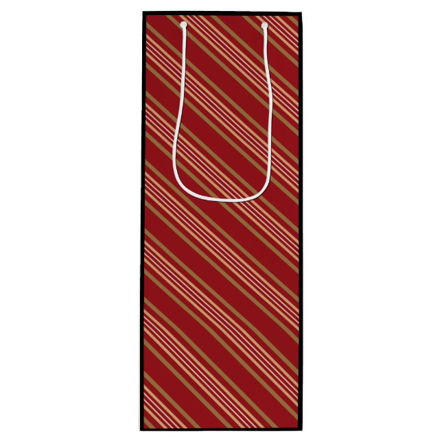 Bolsa Para Vino Motif lignes rouges  (Anverso)