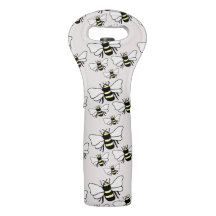 Muchas abejas Bolsa de vino