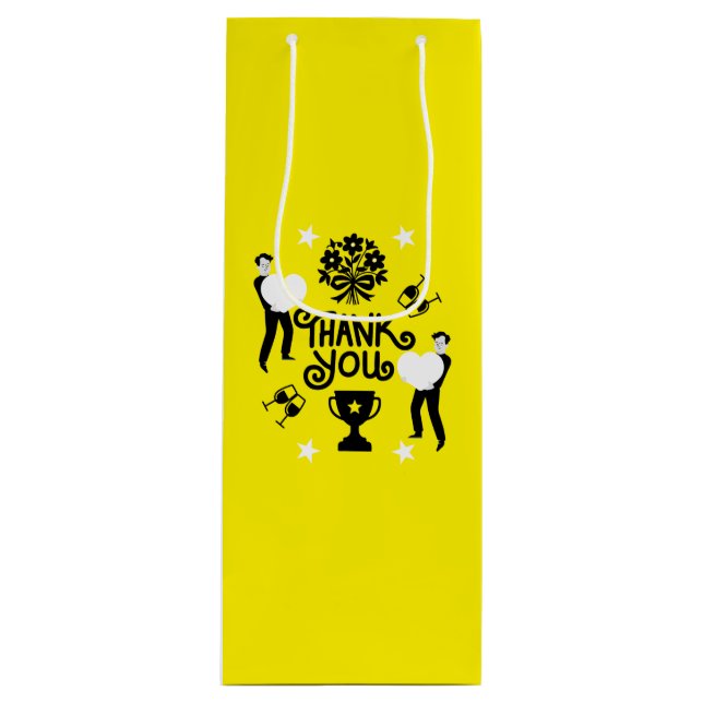 Bolsa Para Vino Muchas Gracias (Anverso)