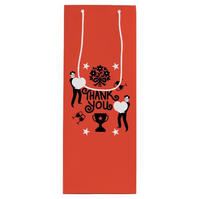 Bolsa Para Vino Muchas Gracias (Anverso)