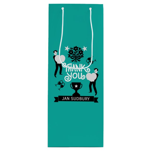 Bolsa Para Vino Muchas Gracias (Anverso)