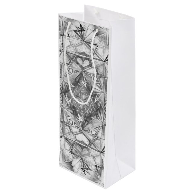 Bolsa Para Vino Mundos Geométricos (Angulo reverso)