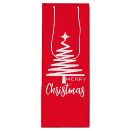 Bolsa Para Vino Navidad de los morritos rojos