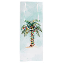 Navidad Simple de Playa con Palmeras