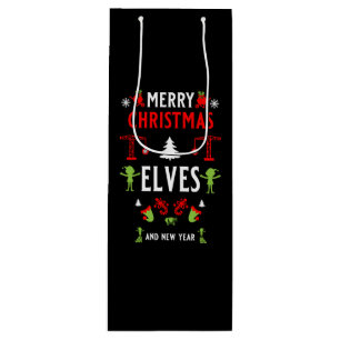 Bolsa Para Vino Navidades de construcción feos