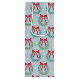 Bolsa Para Vino Navidades de invierno con arcos de inspiración ret