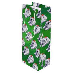Bolsa Para Vino Navidades De Oso Polar En Verde