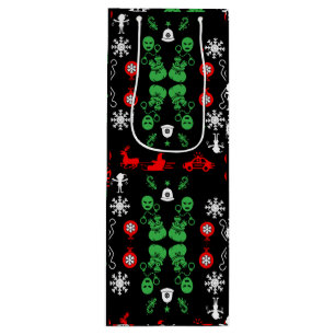Bolsa Para Vino Navidades de policía decorativos