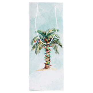 Bolsa Para Vino Navidades de vacaciones Palm Tree Beach