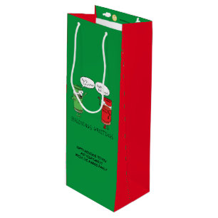 Bolsa Para Vino Navidades divertidos Personalizado Cocinando espec
