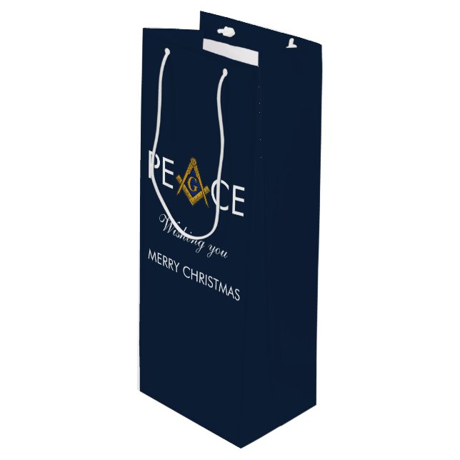 Bolsa Para Vino Navidades Freemason Masonic Mason Freemason (Angulo Anverso)