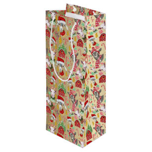 Bolsa Para Vino Navidades GOATS Candy y Jingle Bells GetYerGoat™