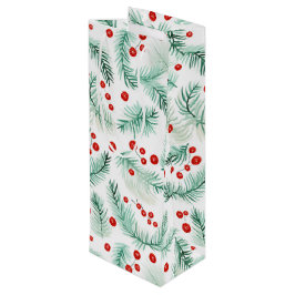 Bolsa Para Vino Navidades Holly