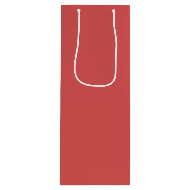 Bolsa Para Vino Navidades ligeros de Chalkboard rojo (Anverso)