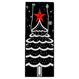 Bolsa Para Vino Navidades negros y rojos