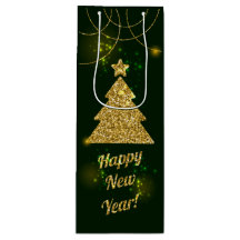 Navidades Purpurina de vacaciones verdes