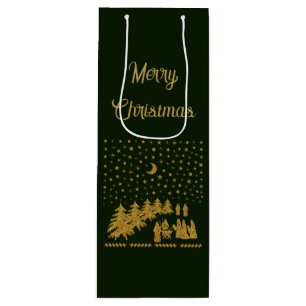 Bolsa Para Vino Navidades religiosos, nacimiento de Jesús