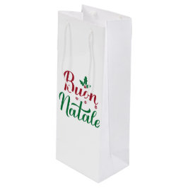 Bolsa Para Vino Navidades rojos y verdes de Buon Natale
