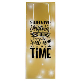 Bolsa Para Vino Navidades sobrevivientes de un sorbo a la vez