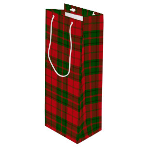 Bolsa Para Vino Navidades Tartan Clan Drummond Red Plaid