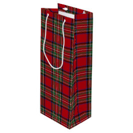 Bolsa Para Vino Navidades Tartan Clan Stewart Red Plaid Check