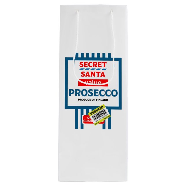 Bolsa Para Vino Navidades Vino Y Láminas De Vino (Anverso)
