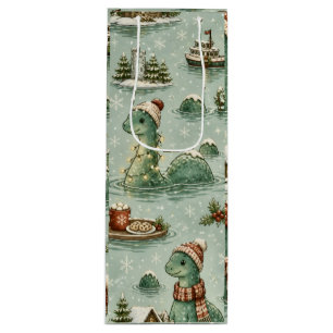 Bolsa Para Vino Nessie de Navidad Monstruo del Lago Ness Acogedore