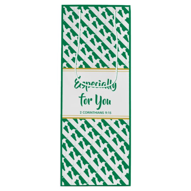 Bolsa Para Vino NIGERIA Cristiana ESPECIALMENTE PARA USTED Persona (Anverso)