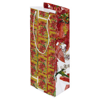 Bolsa Para Vino Nochebuena Dorada | Navidad de Arte Fino