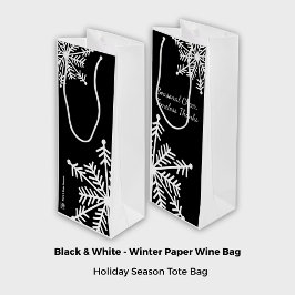 Bolsa Para Vino Nombre del logotipo de la Compañía de etiquetas de