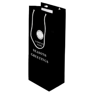 Bolsa Para Vino Nombre del logotipo de la compañía minimalista Fel