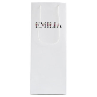 Bolsa Para Vino Nombre Emilia