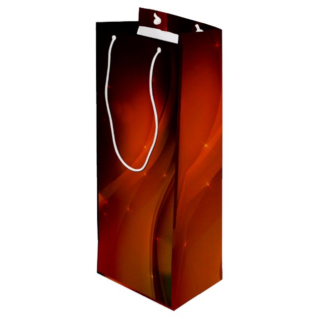 Bolsa Para Vino Ola de incendios (Angulo reverso)