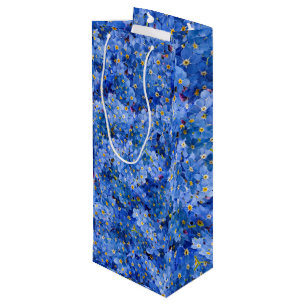 Bolsa Para Vino Olvídenme del patrón de flores