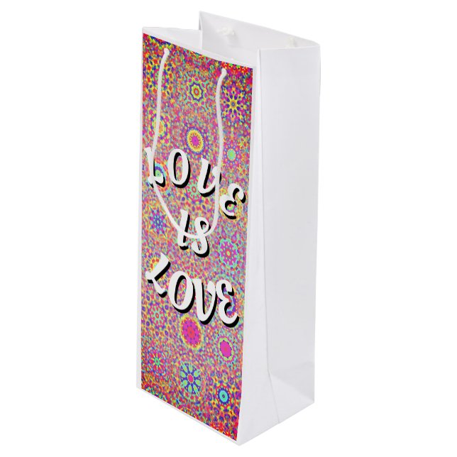 Bolsa Para Vino Orgullo Amor Es Amor  (Angulo Anverso)