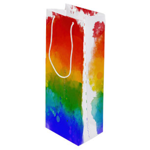 Bolsa Para Vino Orgullo moderno de SlipperyJoe's salpicadura de en