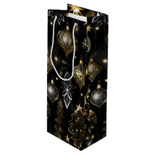Bolsa Para Vino Ornamentos Tradicionales De Plata Y Oro