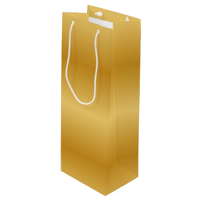 Bolsa Para Vino Oro metálico antiguo (Angulo Anverso)