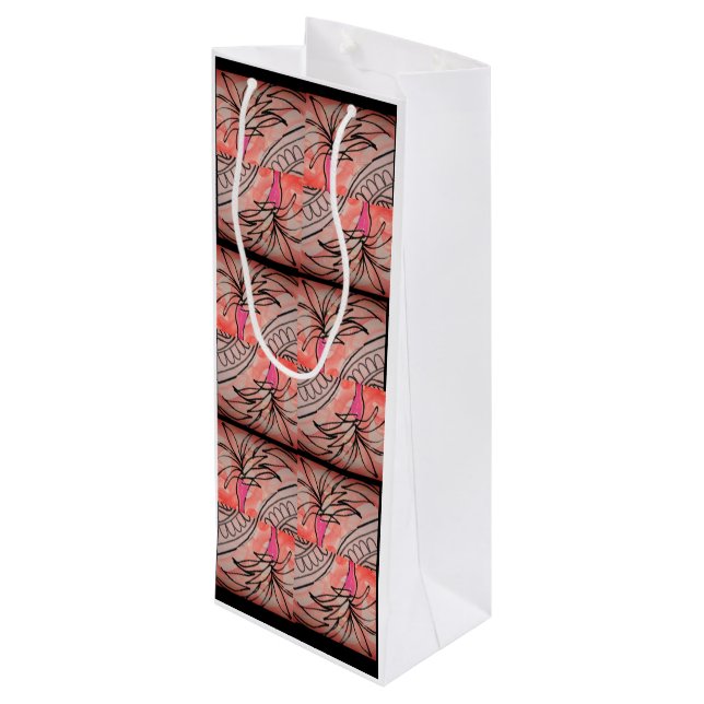 Bolsa Para Vino Paleta rosa (Angulo reverso)
