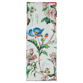 Bolsa Para Vino Papel pintado antiguo floral Francia 1830