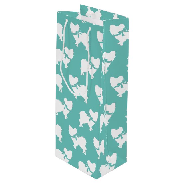 Bolsa Para Vino Papillon Dog Puppy (Angulo Anverso)