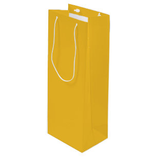 Bolsa Para Vino Pares de color sólido amarillo dorado Babouche 22