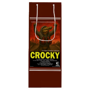 Bolsa Para Vino Parodia Clásica de Película Crocky